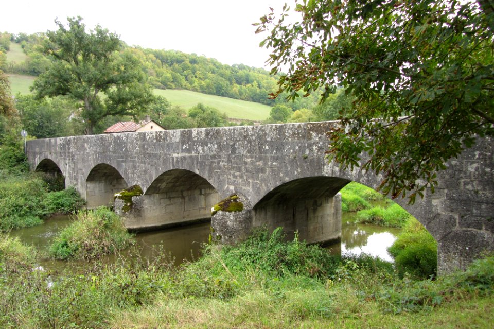 Bridge Tauberscheckenbach (Middle Franconia) from the North