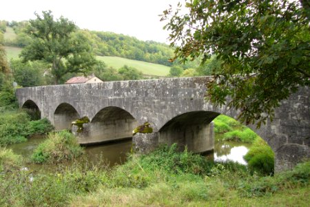 Bridge Tauberscheckenbach (Middle Franconia) from the North