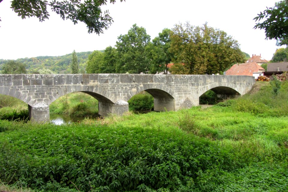 Bridge Tauberscheckenbach (Middle Franconia) from the South 2