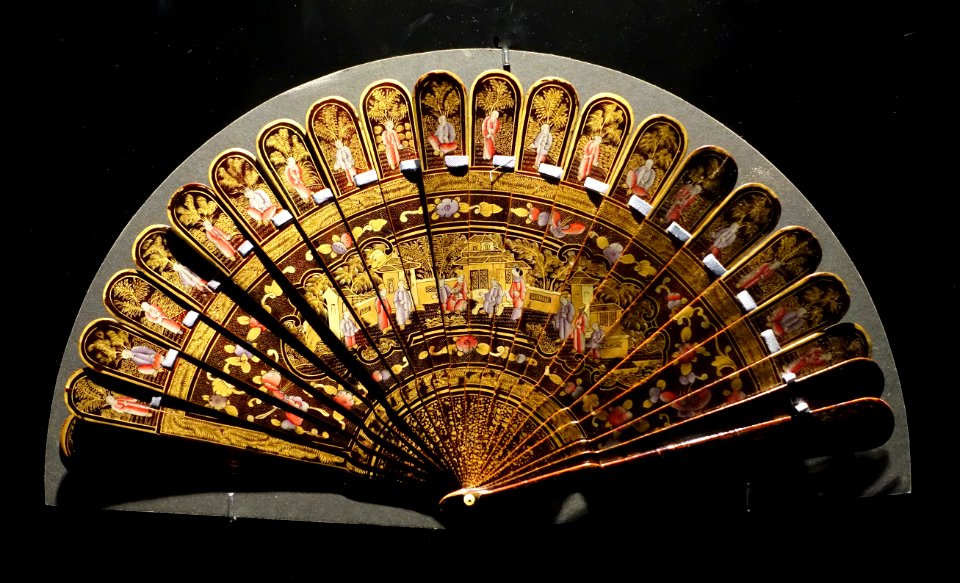 Brisé fan, China - Museu do Oriente - Lisbon, Portugal - DSC06966