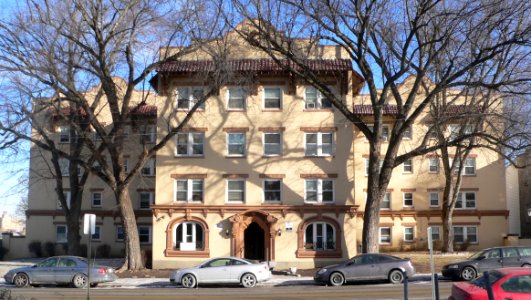 Bristol Apartments, Omaha, NE, from W 1