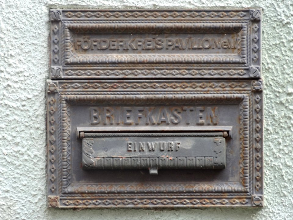 Briefkasten, Scherfgasse 5, Weimar
