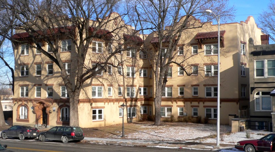 Bristol Apartments, Omaha, NE, from SW 1