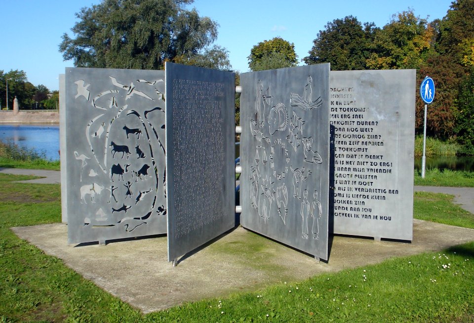 Brielle kunstwerk stalen gedachten