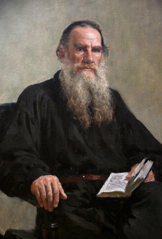 Tolstoy writer table