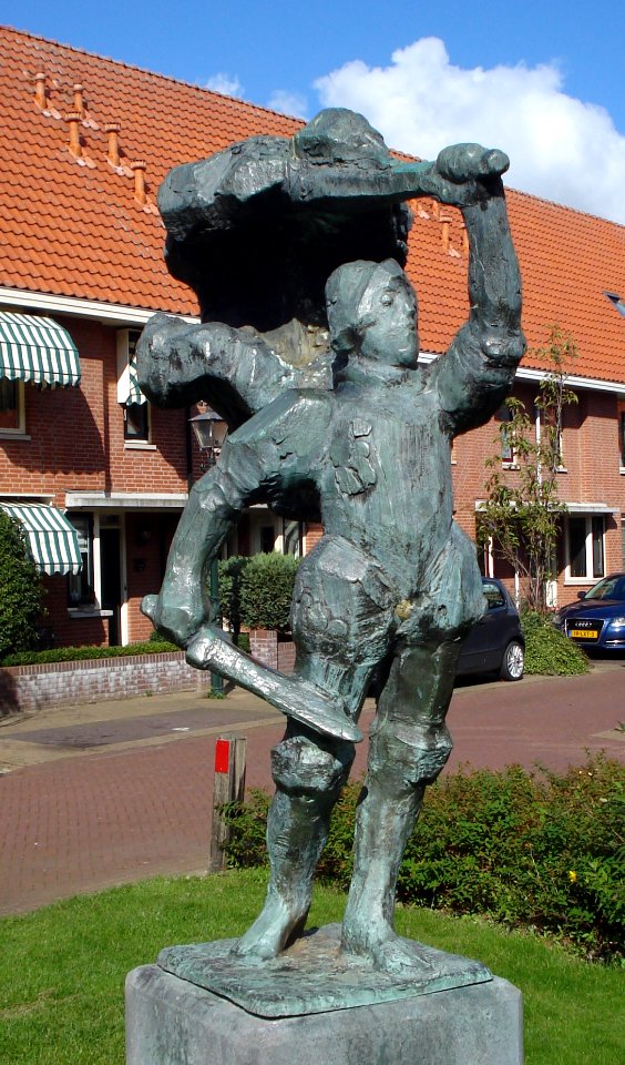 Brielle kunstwerk vendelzwaaier