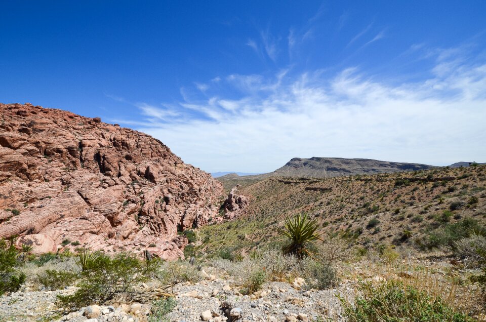 Red rock canyon landscape rock