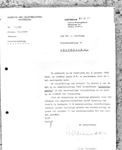 Brief van Inspectie Omzetbelasting over B.T.W., Bestanddeelnr 922-2045