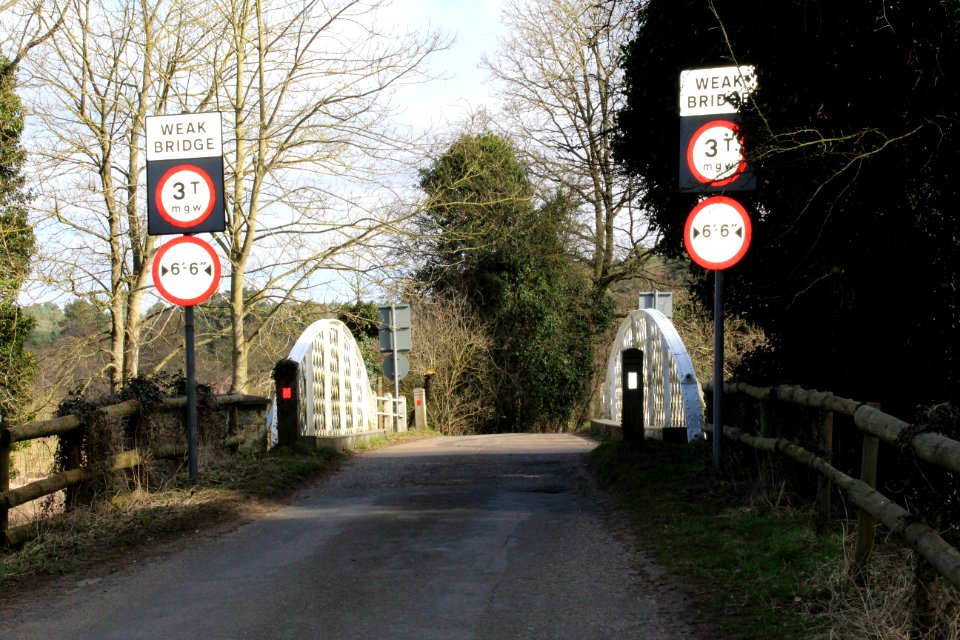 Bridge over Little Ouse River, Santon Downham
