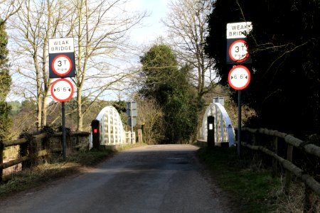 Bridge over Little Ouse River, Santon Downham