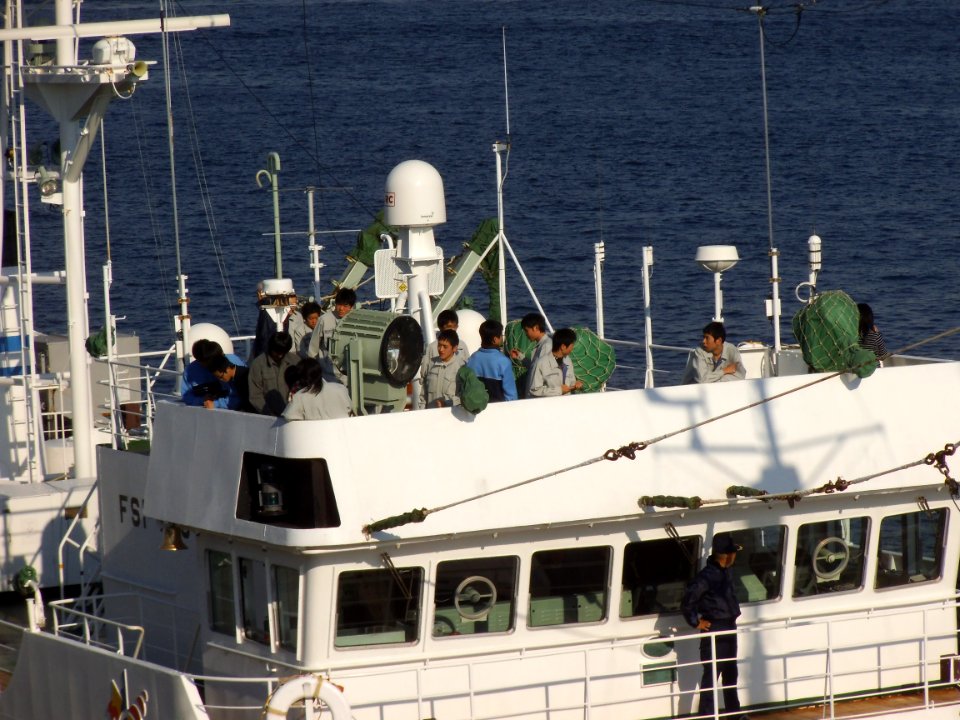 Bridge of Fukushima maru5 a fishery training vessel of Fukushima Prefectual Board of Education