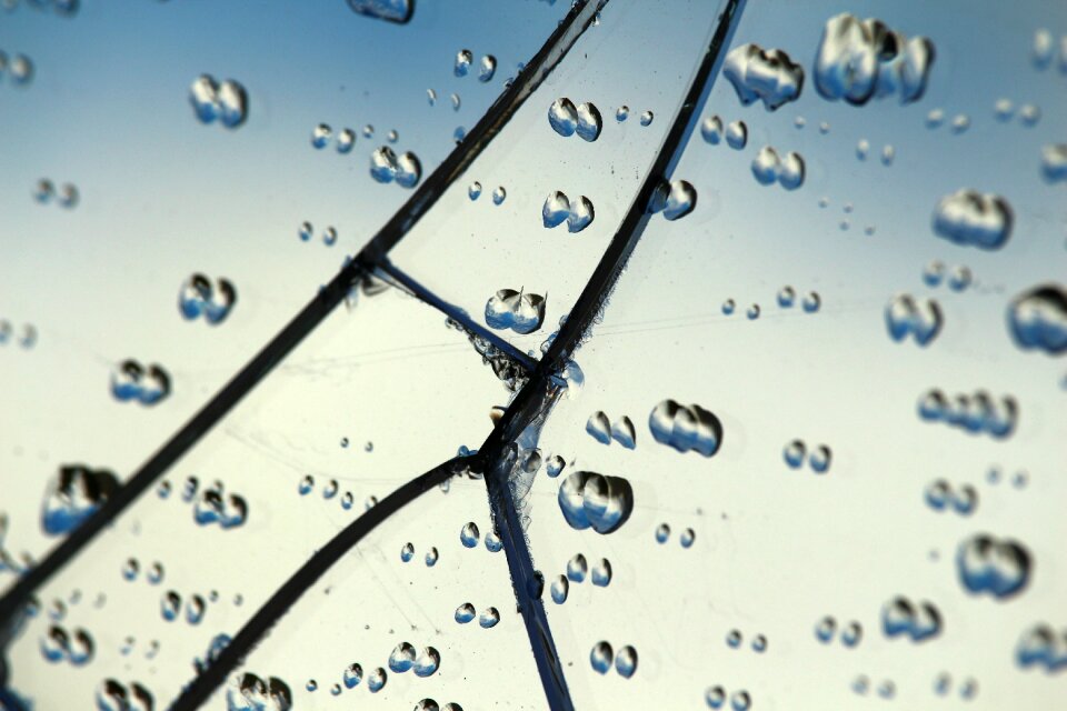Raindrop mirroring crack