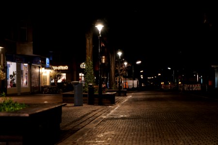 Breslauer Platz Berlin-Friedenau at night 2021-01-08 03