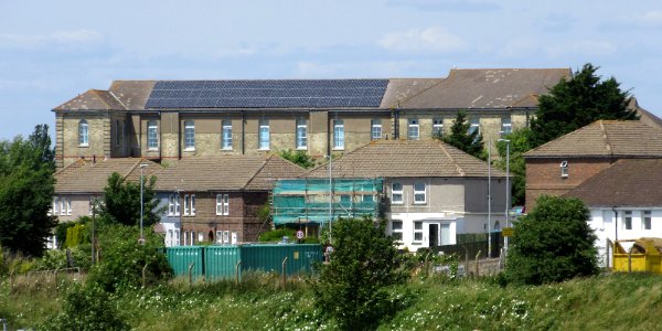 Brighton General Hospital (Edburton Building), Pankhurst Avenue, Brighton (July 2015)