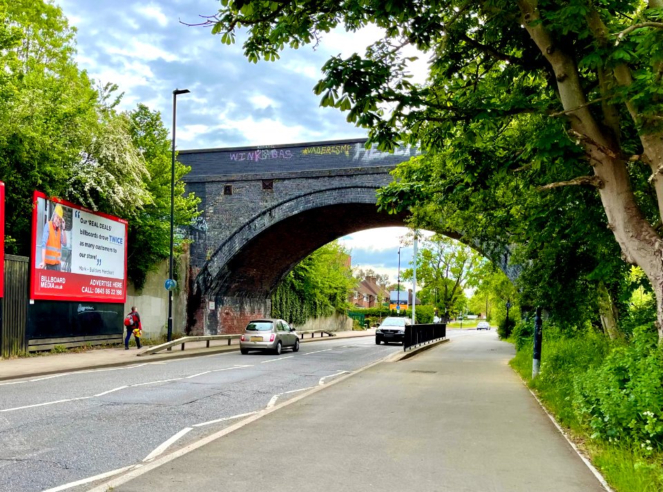 Brent Viaduct over Ruislip Road 2021