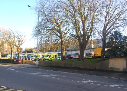 Brighton Ambulance Station, Elm Grove, Brighton (February 2020)