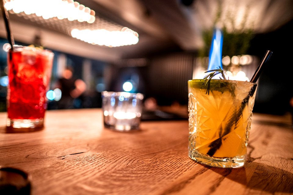 Brennender Cocktail im Friedrichs in Tübingen