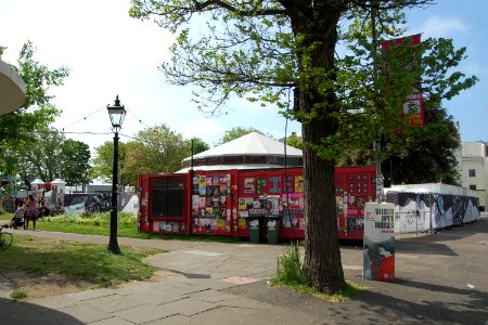 Brighton Festival Spiegeltent at Victoria Gardens, Old Steine, Brighton (May 2018)