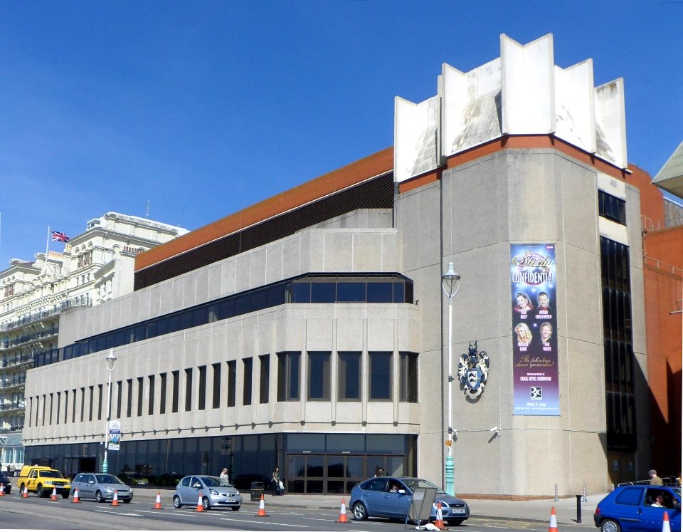 Brighton Centre, Kings Road, Brighton (from SE) (April 2013)