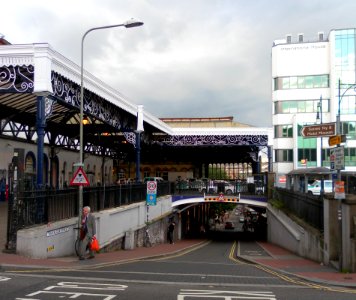 Brighton Station from Guildford Street, Brighton (June 2011)
