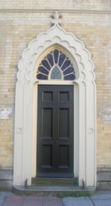 Brighton Museum and Art Gallery, Church Street, North Laine, Brighton (NHLE Code 1380395) (August 2019) (Doorway)
