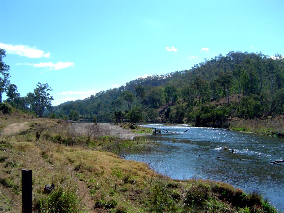 Brisbane River upstream from Savages Crossing