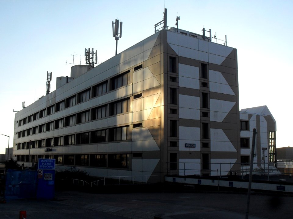 Brighton Police HQ, John Street, Carlton Hill, Brighton (October 2011)