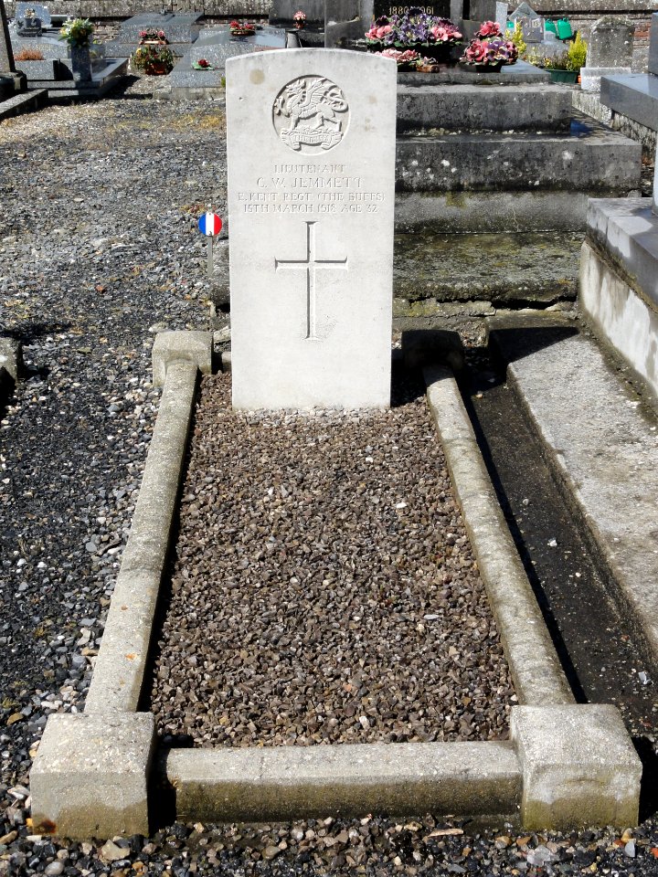 Brissay-Choigny (Aisne) tombe de guerre de la CWGC