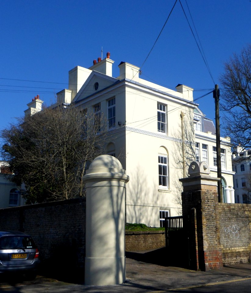 Brighton and Hove High School (The Temple Building), Denmark Terrace, Montpelier, Brighton (NHLE Code 1389120) (March 2014) (1)