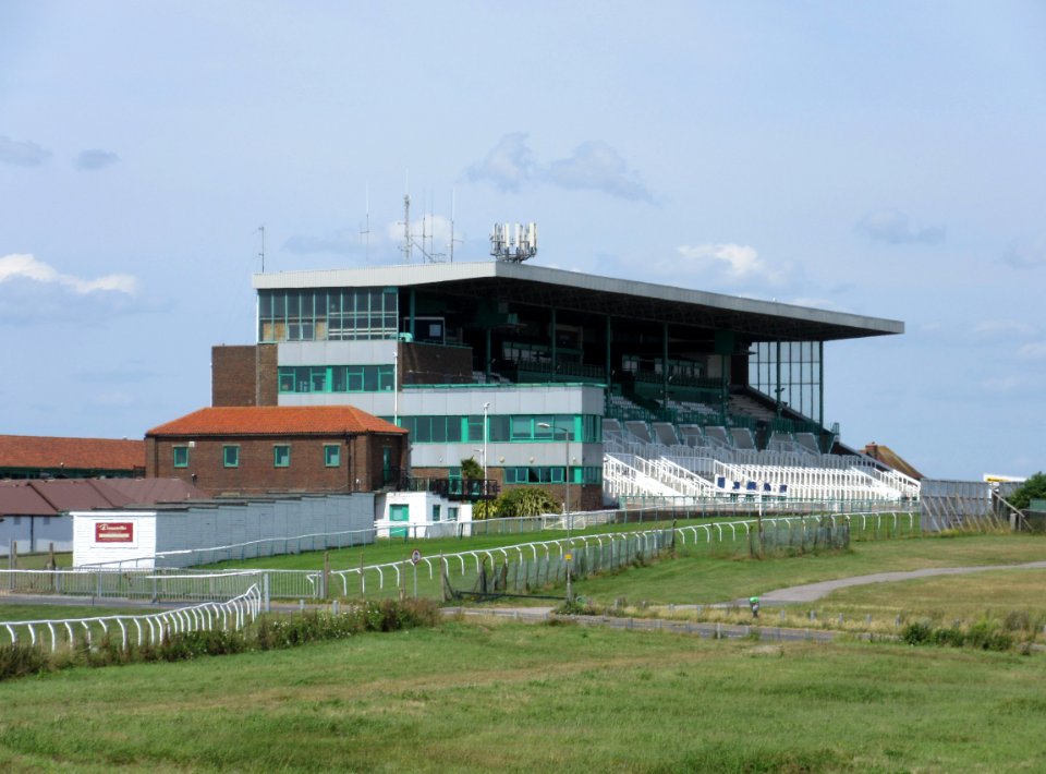 Brighton Racecourse (Main Grandstand), Whitehawk Hill, Brighton (July 2015)