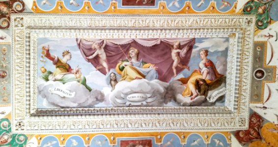 Ceiling fresco in the Villa d'Este