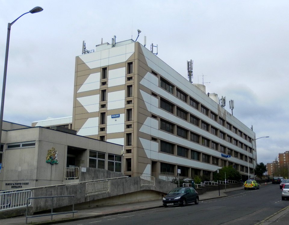 Brighton Police HQ, John Street, Carlton Hill, Brighton (March 2013) (2)