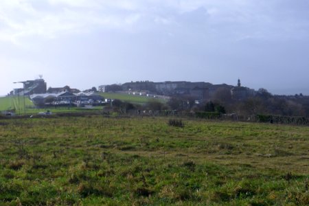 Brighton Racecourse, Freshfield Road and Brighton General Hospital (December 2013, seen from Whitehawk Hill)