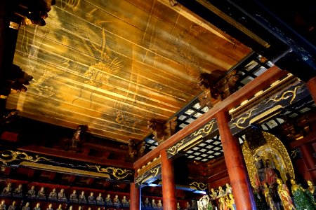 Ceiling - Rakando - Hōon-ji Temple - Morioka, Iwate - DSC04337