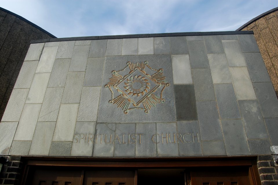 Brighton National Spiritualist Church, Edward Street, Brighton (August 2019) (Entrance)