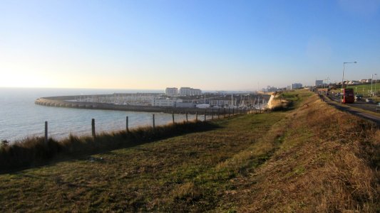 Brighton Marina seen from Marine Drive, Black Rock (December 2016) (2)
