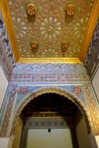 Ceiling in Alcázar of Seville - Alcázar of Seville, Spain - DSC07406 photo