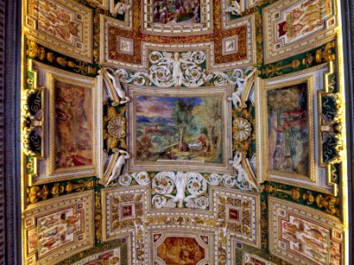 Ceiling photo-25 B PETRUS DAMIANVS CARD RECVLAM EREMITICAM CONSCRIBIT