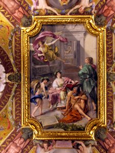Ceiling photo-66 SVPER HANCPETRAM EDIFICABO ECCLESIAM MEAM