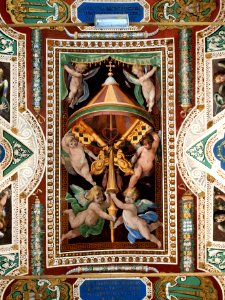 Ceiling photo-71 BREVIARIVM ROMANVM PROPRIIS SANCTORVM ALIQVOT OFFICIIS AVXIT