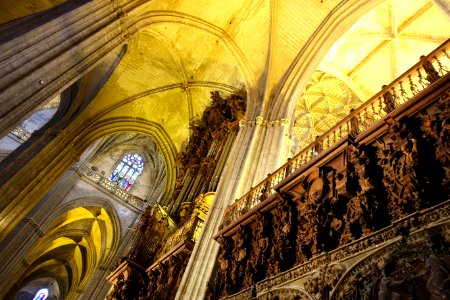 Ceiling - Cathedral of Seville - Sevilla, Spain - DSC07552