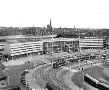 Centraal Station in Rotterdam, exterieurs en interieurs, Bestanddeelnr 908-6089