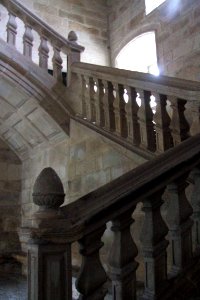 Celanova - Monasterio de San Salvador, escalera claustral renacentista 1