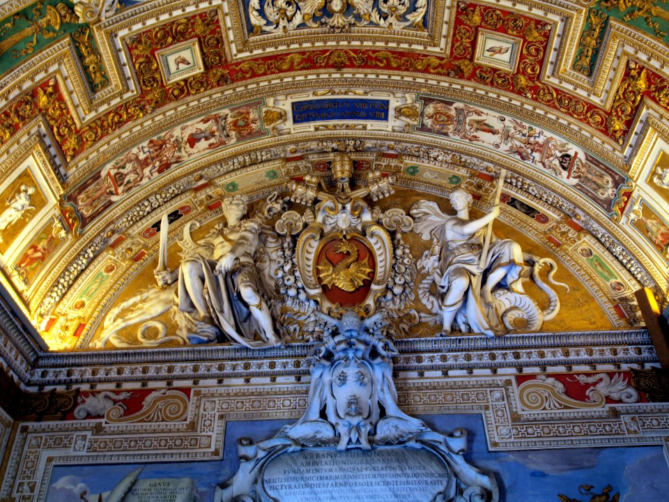 Ceiling photo-43 Gregorivs XIII pon opt max anno VIII