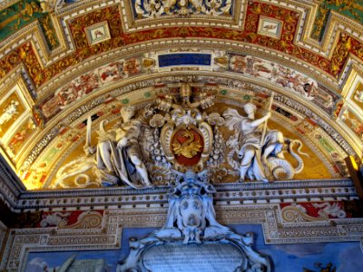 Ceiling photo-43 Gregorivs XIII pon opt max anno VIII