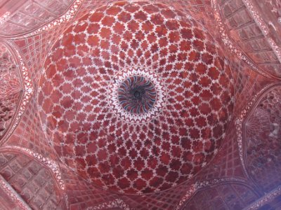 Ceiling, Taj Mahal mosque photo