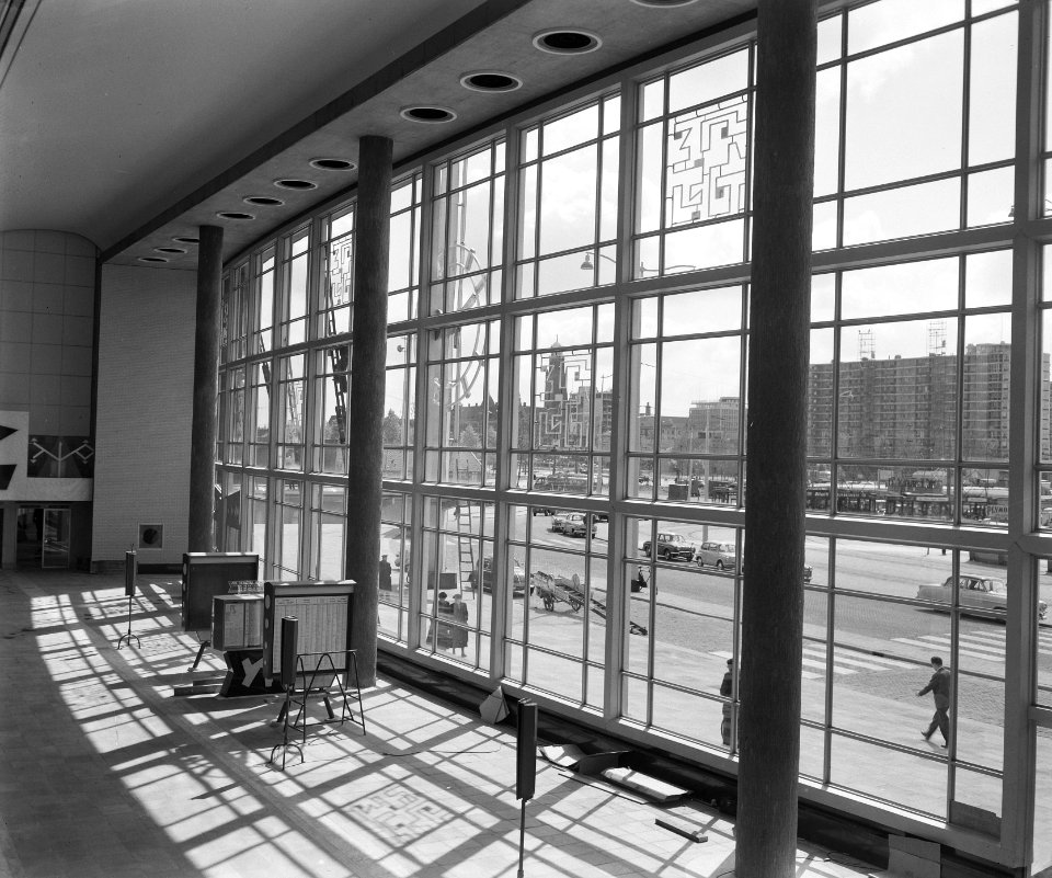 Centraal Station in Rotterdam, exterieurs en interieurs, Bestanddeelnr 908-6088