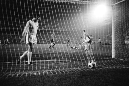 Celtic tegen Feijenoord 1-2 finale Europacup-I in Milaan doelman Williams haalt, Bestanddeelnr 923-5032