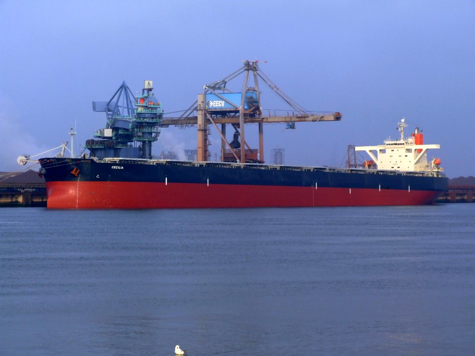 Cecilia - IMO 9306299 - Callsign V2BE9 p1, Port of Rotterdam, Holland 03-Jun-2007