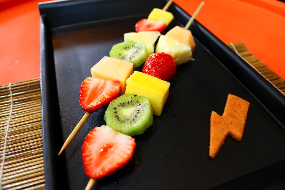 Fresh strawberry kiwi